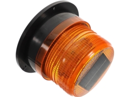 Luz Estroboscópica Solar Para Veículos, Base Magnética, Preta