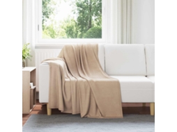 Vidaxl Manta Camelo 170 X 130 Cm 0.34 Kg Lã