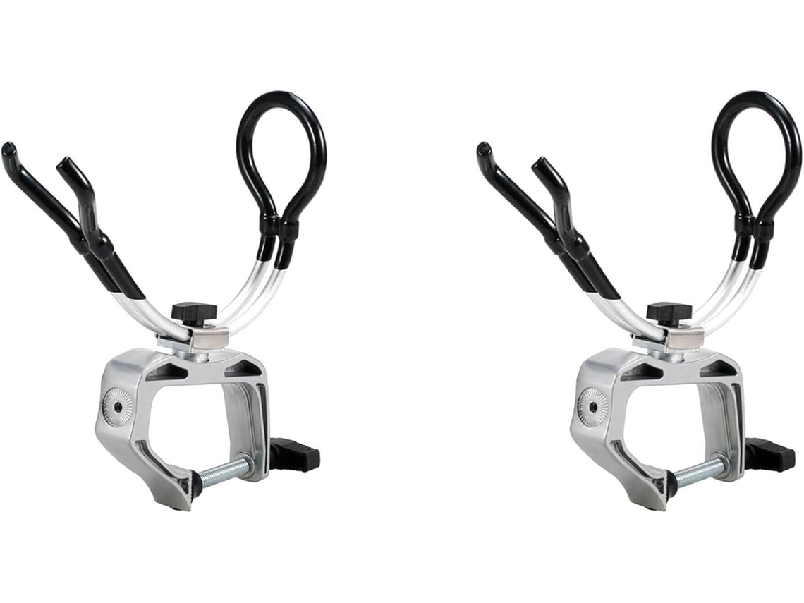 Suporte para Vara de Pesca Duplo, para Iate e Caiaque, com Rotação de 360 Graus. SFUSHOS
