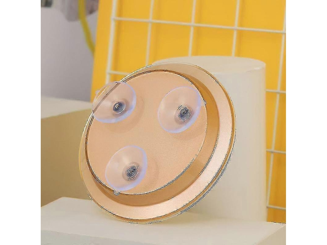 Rebe espejo de Maquillaje 20x Magnificación Con 3 Ventosas Herramientas Cosméticas 1 Pieza Caqui