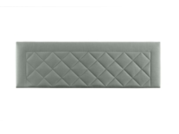 Cabeceira estofada DOMUS para Cama 140 AquaClean Microfibra Aquamarine ( 145 x 50 x 7 cm)