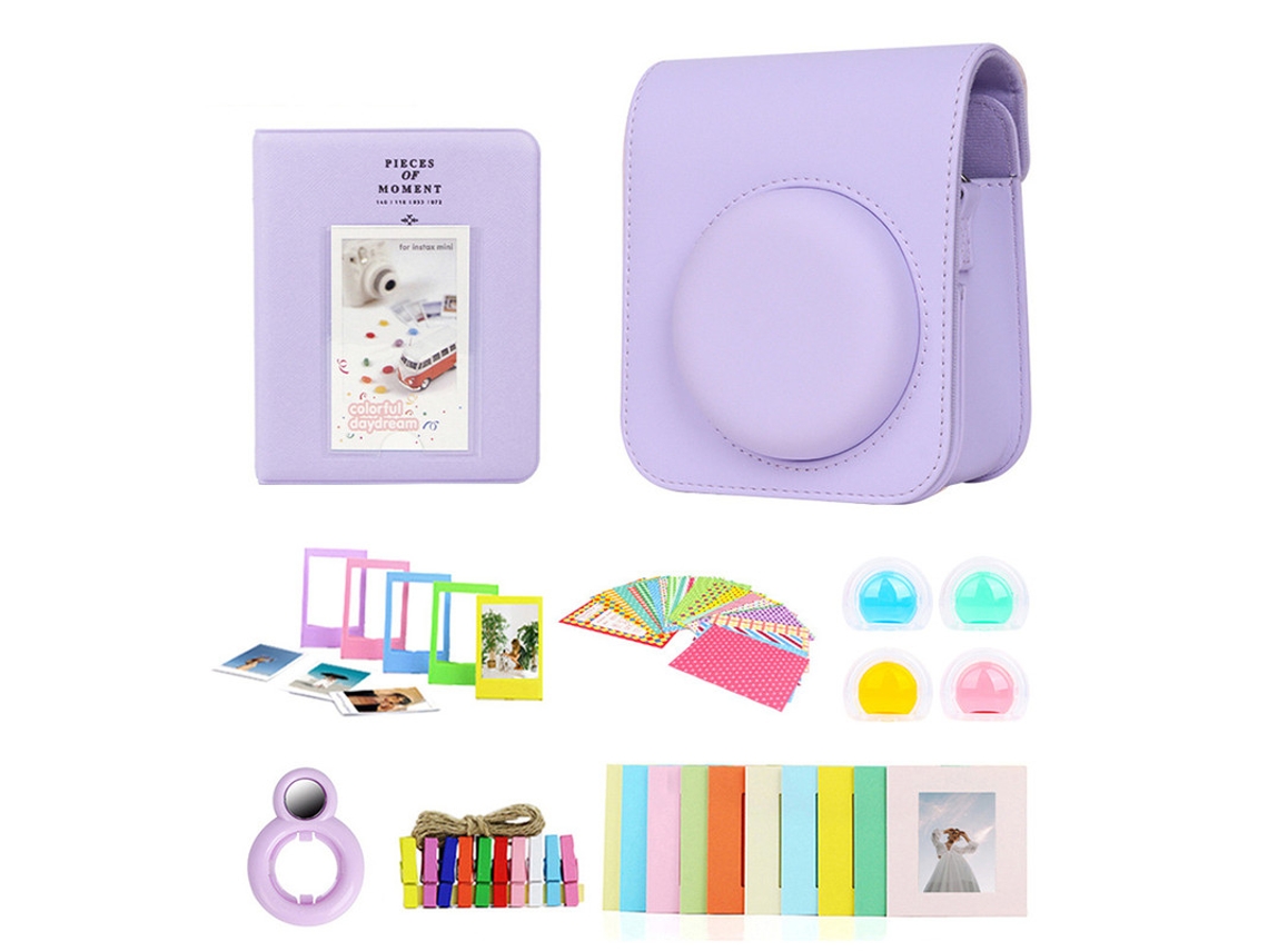 Bolsa para Polaroid Mini12 KH2023 com Álbum Filter 7-In-1 Set