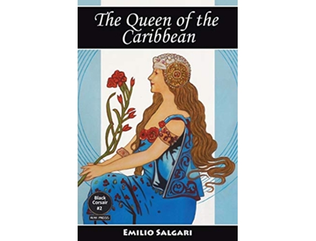 Livro The Queen of the Caribbean de Emilio Salgari (Inglês)