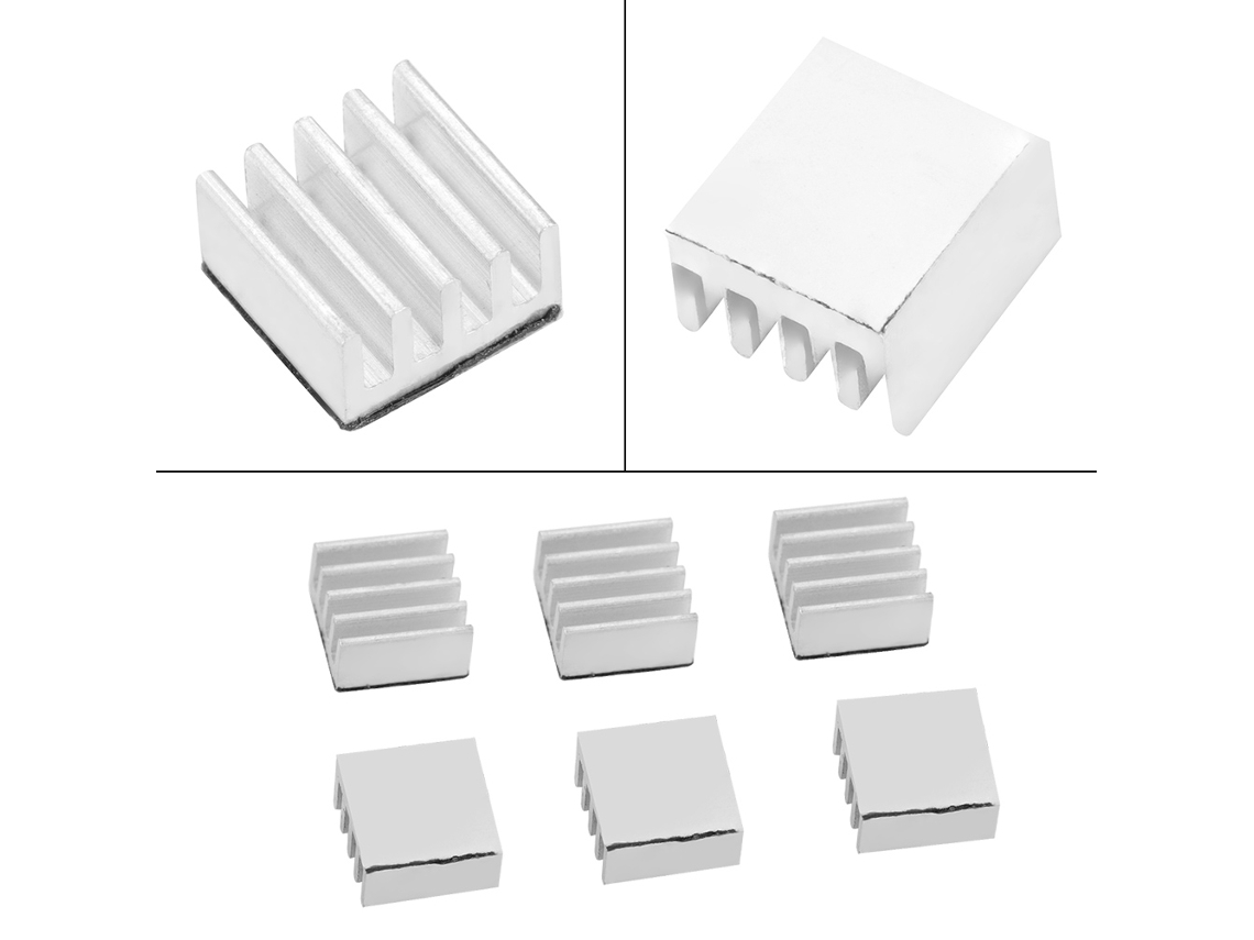 Laxiscreed Pack De 10 Dissipadores De Alumínio Pegajosos Para A4988 De Impressoras 3d
