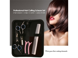 2026-kit De Tesouras Profissionais Para Corte De Cabelo, Desgrosamento E Penteados Em Salão Ou Lar