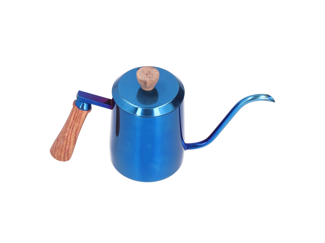 Caneca de Café Manual de Aço Inox LAXISCREED 600ml com Bico Longo
