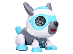 Primerox cão Robô Controle Remoto Sensor Toque Comando de Voz Brinquedo para Crianças Azul