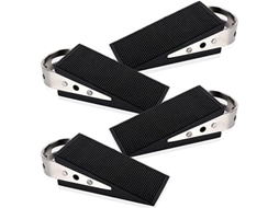 VYLARA Heavy Duty Wedge Door Stop, Borracha Anti Slipamp A Construção De Aço Inoxidável Garante Estabilidade E Não Deixa Marcas Em Pisos Ou Portas, Compatí