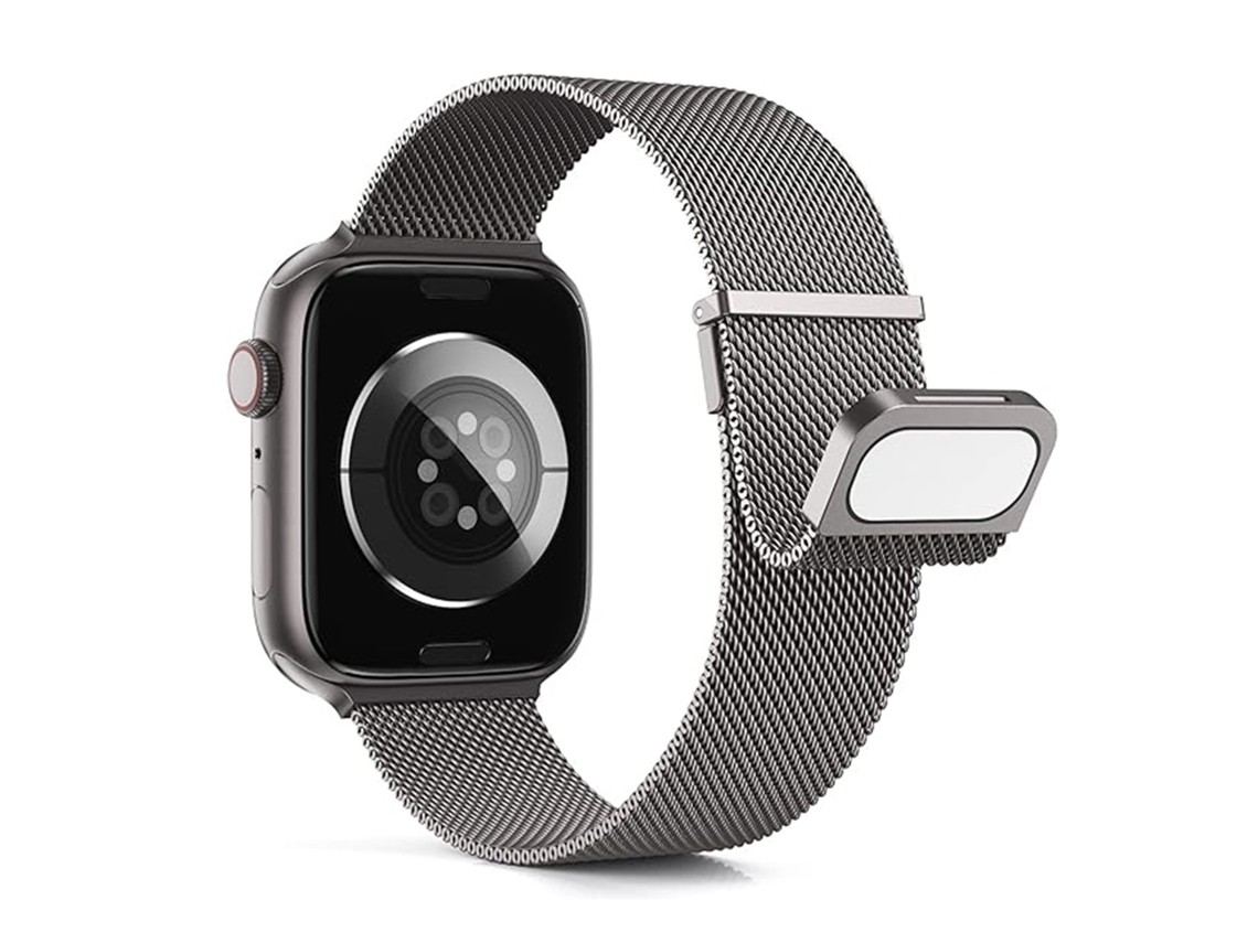 Pulseira De Substituição Panoona Para Apple Watch Séries 11/se3/10/9/8/7/6/5/4 (38/40/41) Cinzento