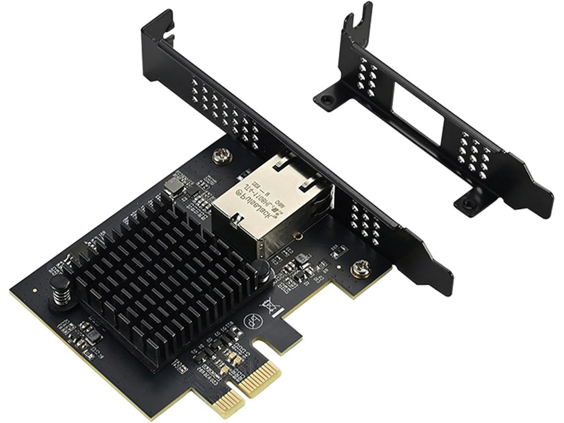 Placa De Rede Ethernet Genérica De 10 Gbps Com Interfaces Pciex1