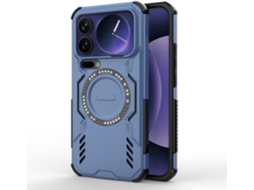 Capa Hexinyigjly Para Xiaomi 17 Pro Max, Com Suporte Azul