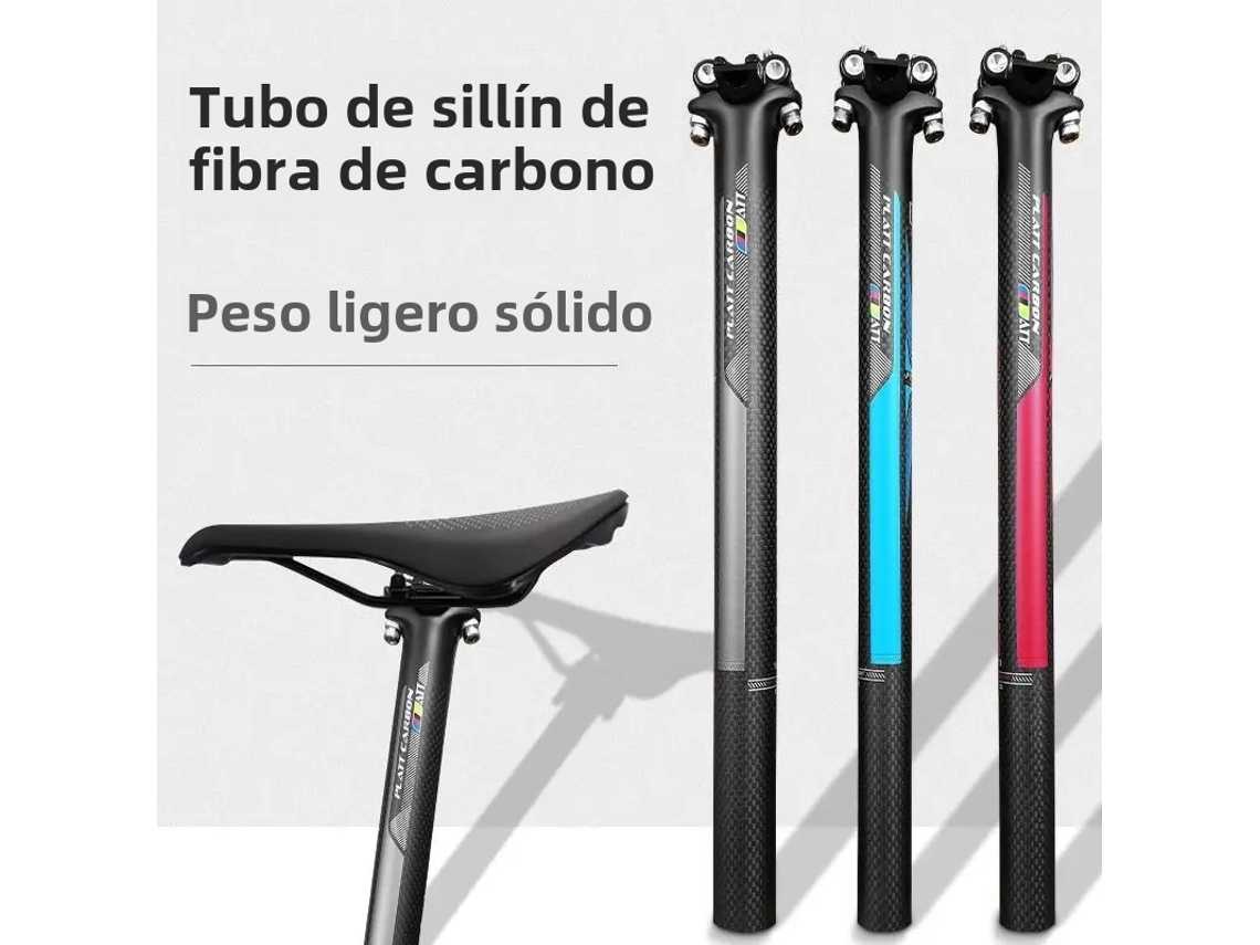 Lurelia Canote De Selim Em Carbono Para Mtb/estrada, 27,2/30,8/31,6 Mm 350/400 Mm