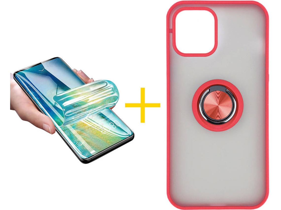 Capa + Película para iPhone 11 ACCETEL Vermelho