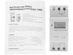 Temporizador De Relé Programável Com Visor Lcd Digital, 16a (dc 24v)
