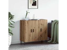 Vidaxl Buffet Carvalho Artesanal 90 X 34 X 80 Cm Derivados De Madeira