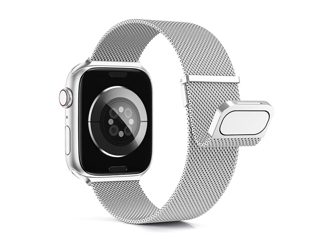 Pulseira De Substituição Panoona Para Apple Watch Séries 11/se3/10/9/8/7/6/5/4 (42/44/45/49mm) Prateado