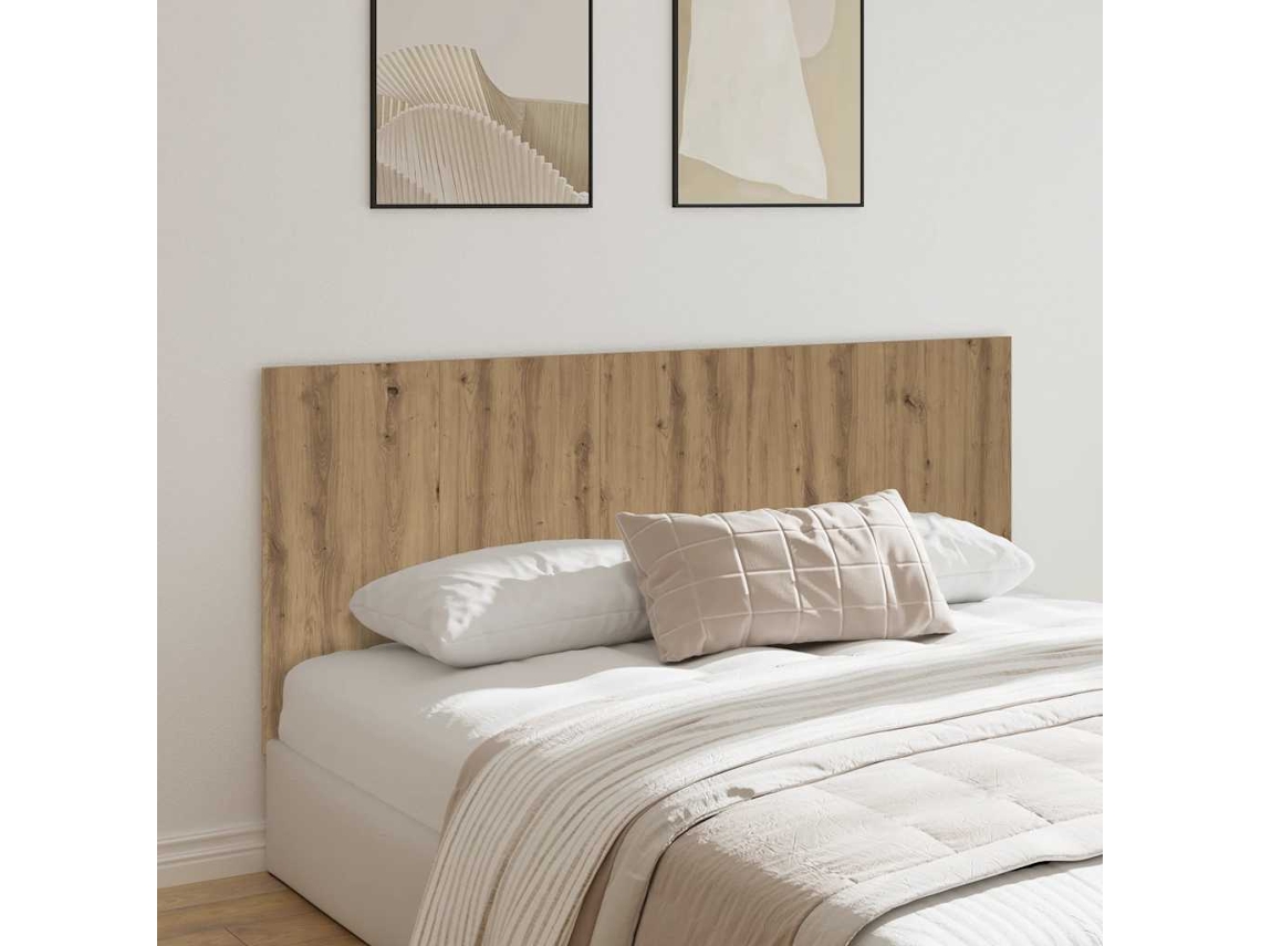 Vidaxl Cabeceira Cama 200x1,5x80 Cm Deriv. Madeira Carvalho Artisiano