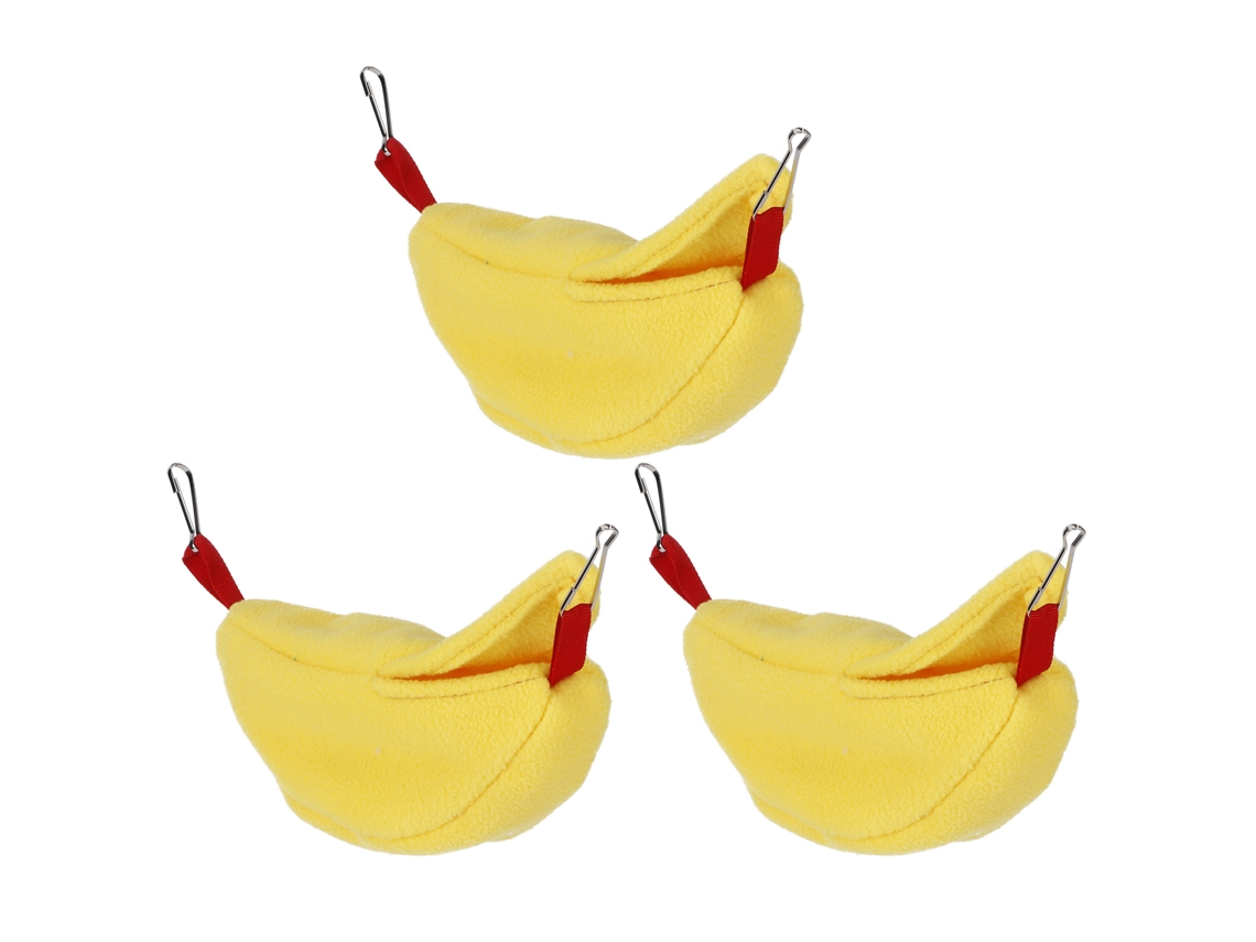 Conjunto de 3 Ninhos Primerox para Hamster com Flanela para Inverno