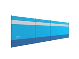 Quebra vento de camping 725cm com postes de aço painel transparente estacas e bolsa | S/MARCA
