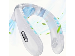 Ventilador De Pescoço 5200mah Tipo-c 360° Led (branco)