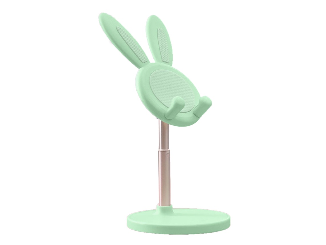 Suporte de Mesa Portátil com Altura Ajustável AQUAFORGE em Formato Coelho para Celular e Tablet