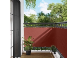 Vidaxl Tela De Varanda 100 X 400 Cm Tecido Oxford Retangular Terracota