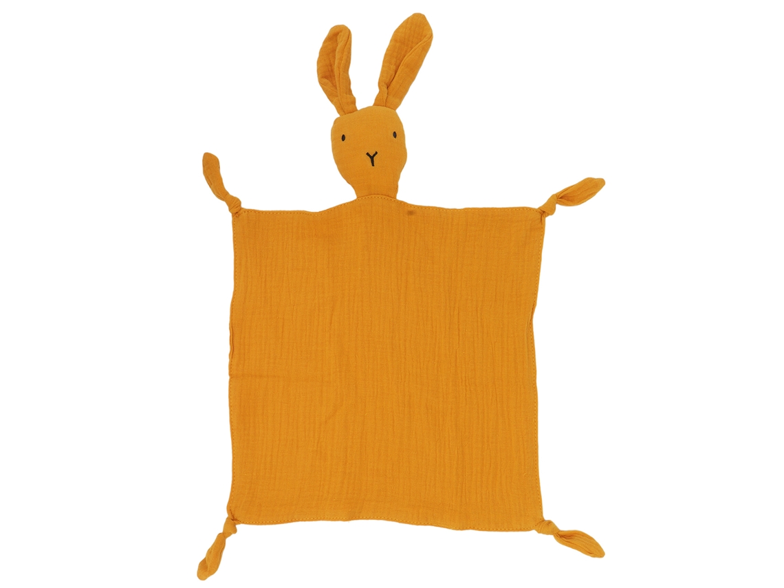 Manta De Seguridad Para Bebé De Algodón Suave Conejo Adorable Manta De Confort Amarela Para Dormir