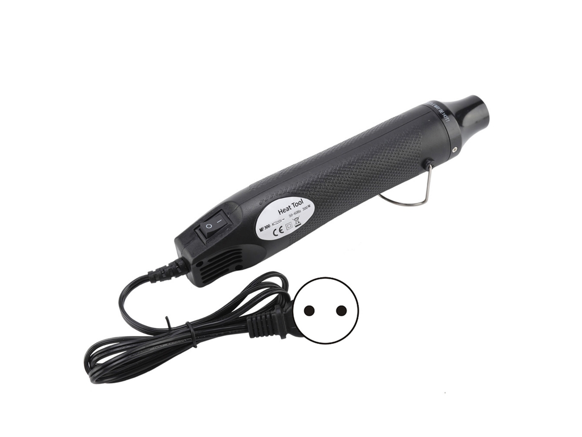 Primerox pistola de Ar Quente 300w Mini Ferramenta Elétrica para Diy Embossing com Suporte Inoxidável