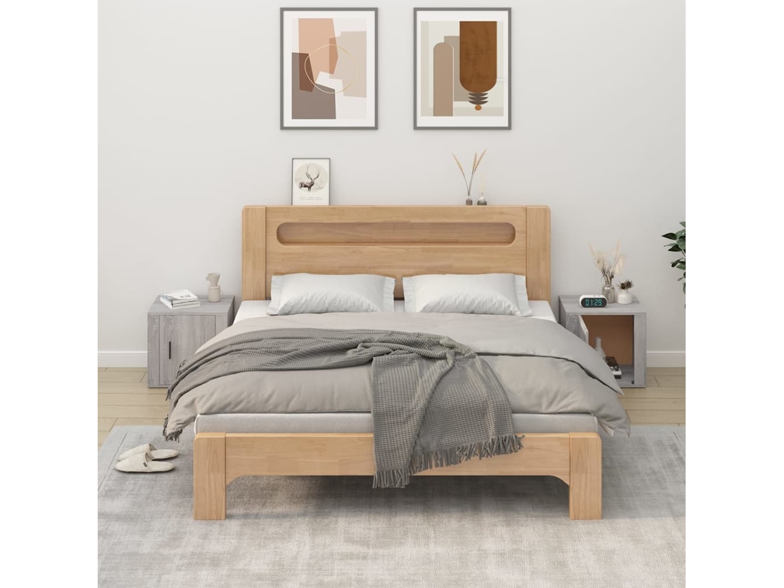 Vidaxl Mesas De Cabeceira 2 Pcs 50x39x47 Cm Sonoma Cinzento