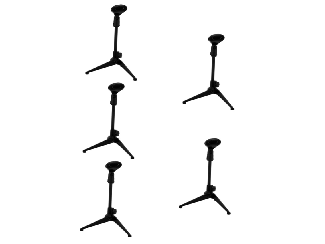 Suporte De Mesa Para Microfone Com 5 Peças, Em Plástico.
