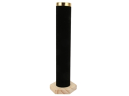 Suporte Vertical De Veludo Preto Para Pulseiras E Relógios