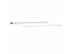 Conjunto 1 Estrutura De Toldo Vidaxl Branco Alumínio (450 × 300 Cm)