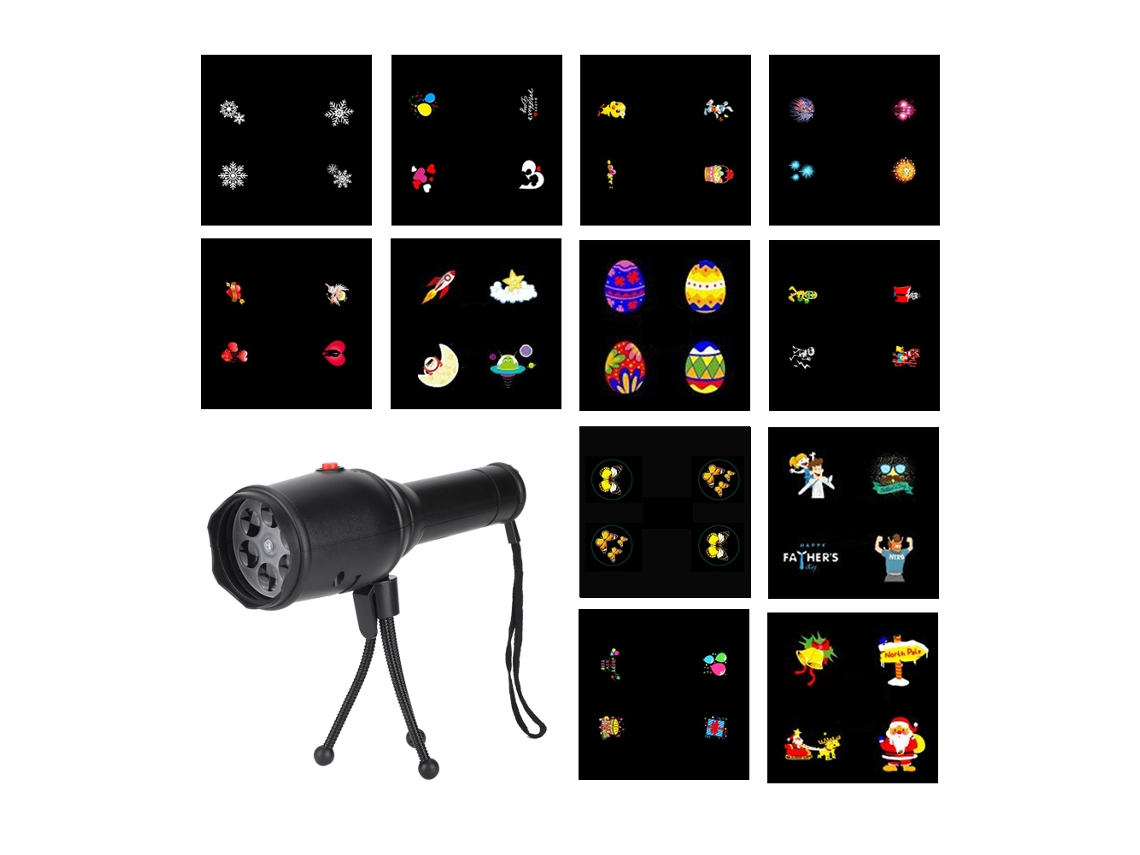 Projetor de Lanterna Led 4w Presente Aniversário