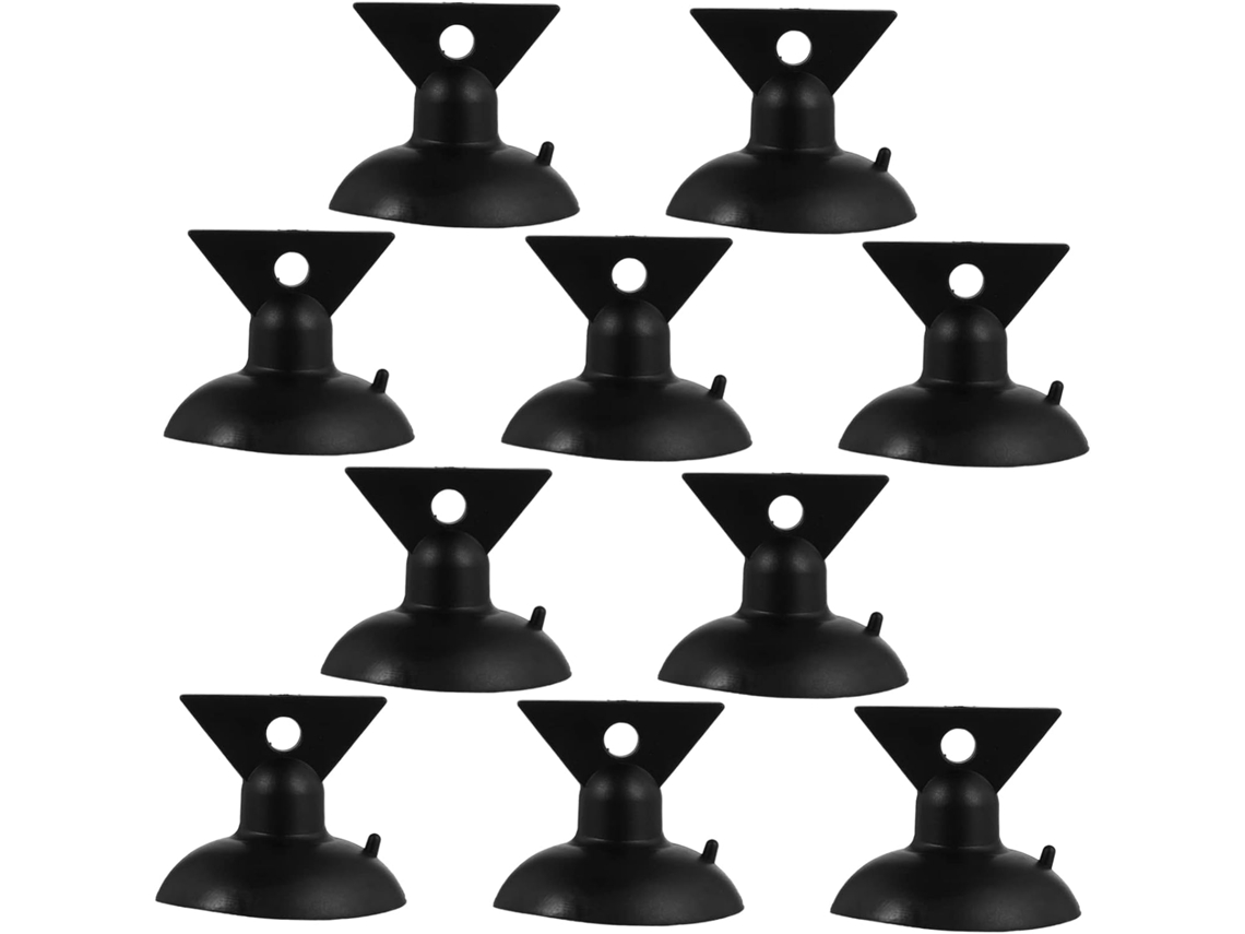 Ventosa De Plástico 35mm Com Cabo Triangular, Pacote Com 50 Unidades