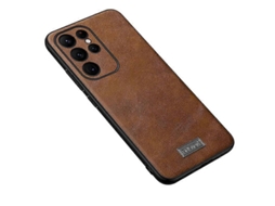 Capa De Celular Híbrida De Couro Tpu À Prova De Choque Sulada Feita À Mão