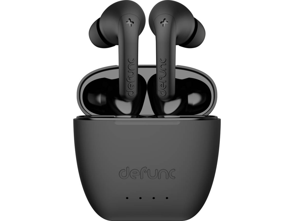 Auriculares Bluetooth True Wireless DEFUNC Mute (Outlet Caixa Aberta - In Ear - Microfone - Preto)