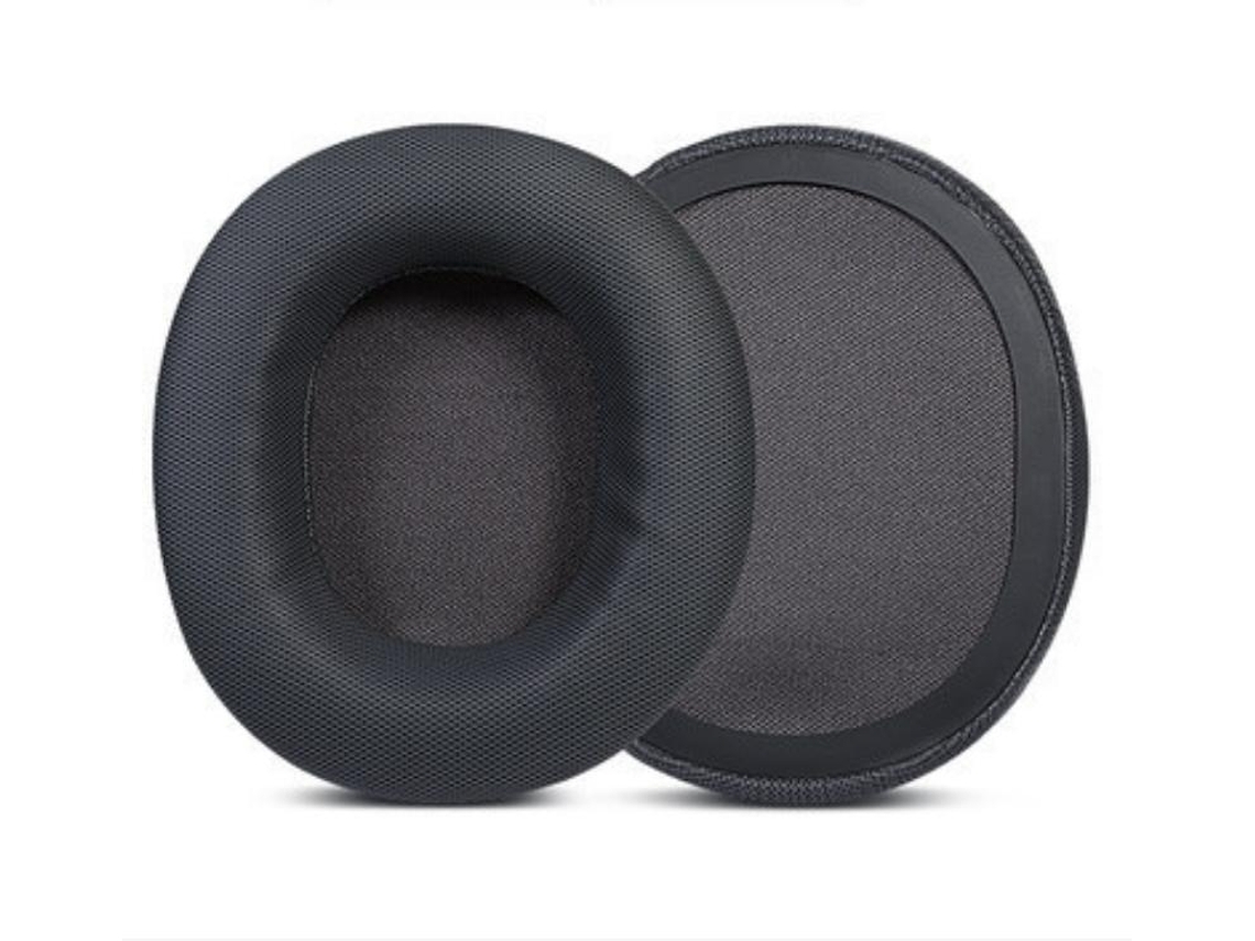 Almofada Para Auscultadores Steelseries Arctis 7x Plus De Orelhas De Esponja Macia Couro Preto
