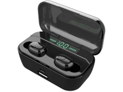 Auriculares Bluetooth True Wireless Bestvite (in Ear - Microfone - Noise Cancelling - Preto)
