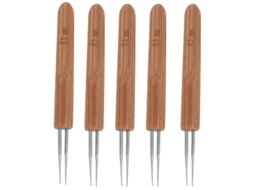 5pcs Agulhas De Tricô Para Cabelo Allinless