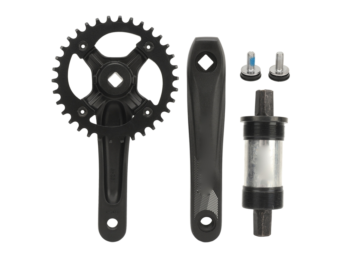 Conjunto de Mancais Mali com Engrenagem 34t BCD 104 em Liga de Alumínio para Bicicleta de Montanha 7/12 Velocidades