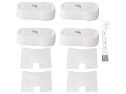 Conjunto de 4 Filtros Reposição para Aspirador de Pó Vertical Ultraleve Sem Fio Duoclean Powerfins Hz2002 Hz2000 BRILVIBERA