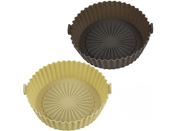 Olla De Silicona Para Freidora De Aire 16.5cm Suitable 2025, 2 Unidades Reutilizables Resistentes Al Calor