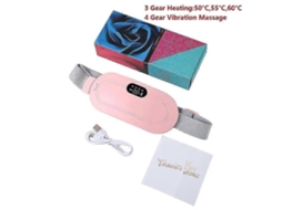 Cinta Térmica Inteligente Feminina Tamanho 25-26 Para Alívio De Cólicas Menstruais, Com Massagem Vibratória E Térmica, Ideal Para Aliviar Dores M