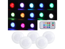 Luzes Noturnas De Led Para Armários Com Função Temporizador, 13 Cores