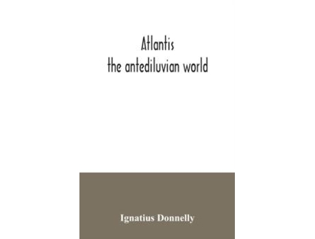 Livro Atlantis De Ignatius Donnelly (inglês)