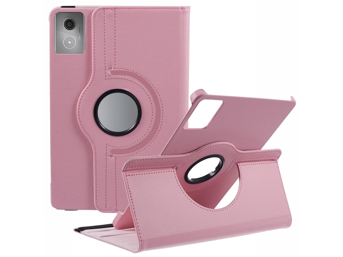 Capa 360 Litchi para Lenovo Idea Tab 11'' - rosa