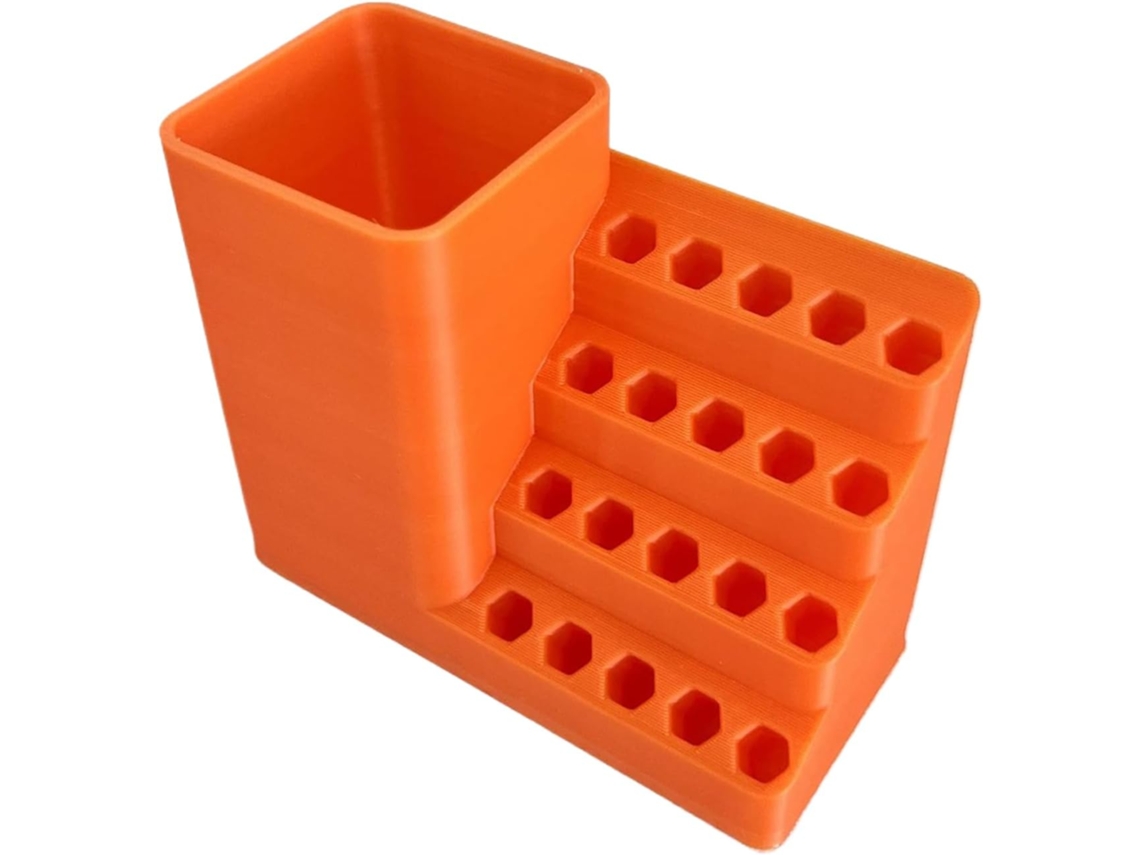 Organizador De Pontas Chave Fenda, Caixa Organizadora Hexagonais E
