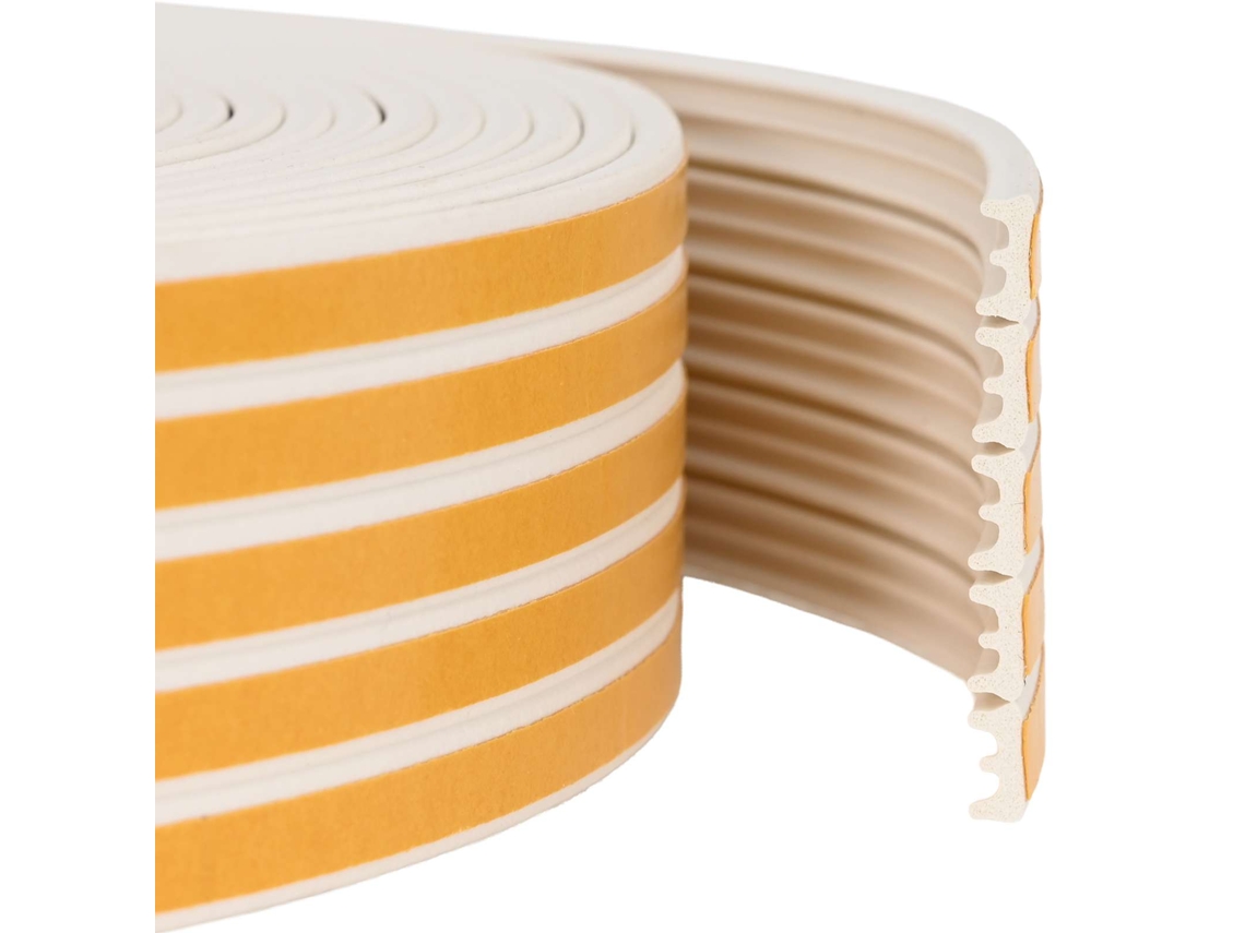 Vidaxl Selante De Janela Autocolante Branco 9 X 4 Mm 50 M