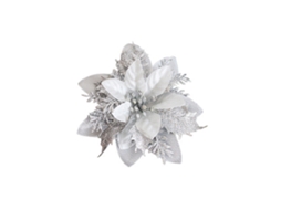 Flor Artificial de Natal com Pó Dourado, 3 camadas LAXISCREED