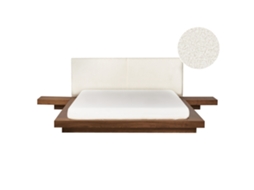 Cama de Água BELIANI Zen de Mdf Freixo Castanho 160x200